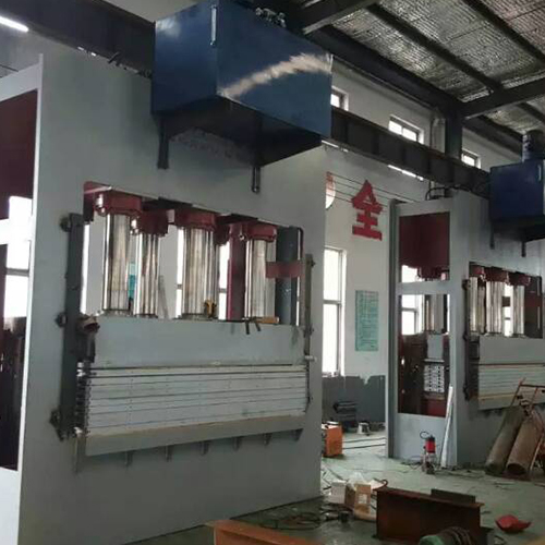 Multi-openings melamine lamination hot press