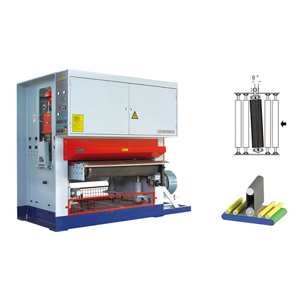 Single side two heads calibrate sander